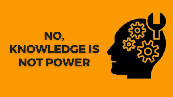 Your MSD knowledge is not Power.